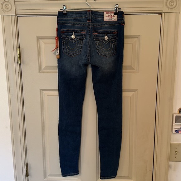 NWT True Religion super skinny fit jeans, size 28 - Picture 6 of 6